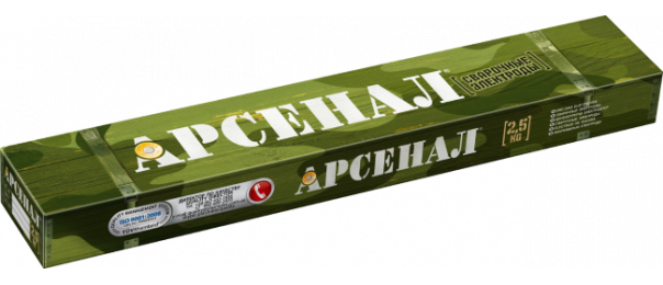 Электроды сварочные Арсенал МР-3, ф 3 мм (уп-2,5 кг) купить с доставкой в Кокино