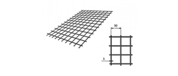 Сетка сварная (дорожная) 50х50х3мм 1х2м купить с доставкой в Кокино
